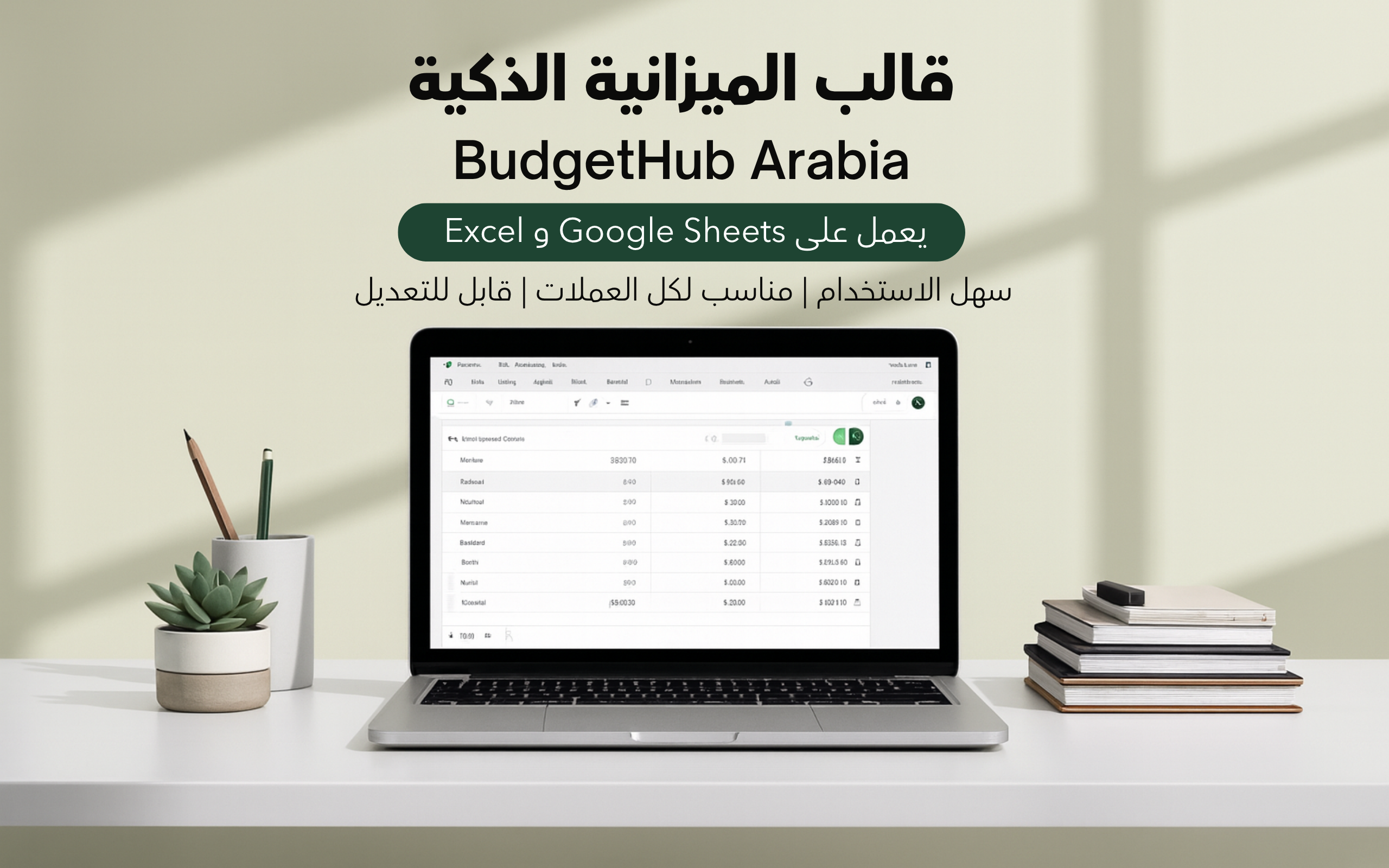 قالب الميزانية الذكي